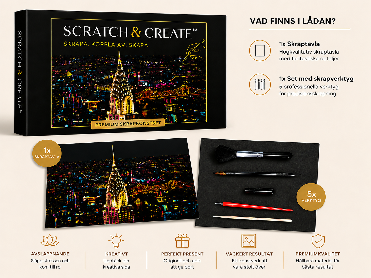 Scratch & Create - Steden Kits zweden salespage